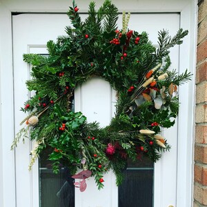 Wreath Making Kit With Dried Flowers. DIY Autumnal Door Wreath - Etsy