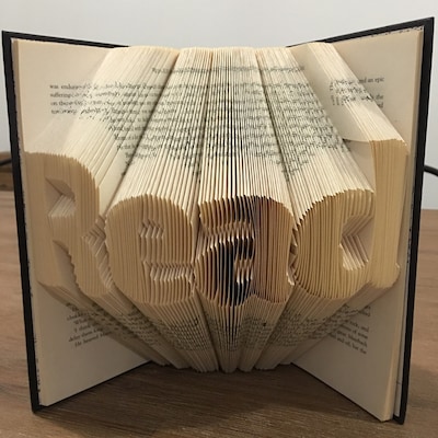 Book Folding Pattern Upper and Lower Case Alphabet Free Instructions - Etsy