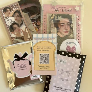 Kpop boy groups cards pack fanmade merch freebies gift | Enhypen ZB1 Seventeen Straykids TXT TWS | photocards lomo postcards polaroid