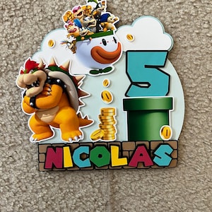 Bowser - Mario Party Legacy  Decoracion de mario bros, Invitaciones de  mario bros, Pasteles de videojuegos