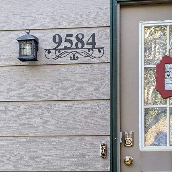 Custom Metal Address Sign, Address Numbers for House, Address Plaque ...