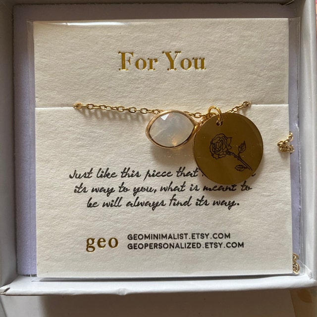 Birthstone Jewelry Necklace For Mother