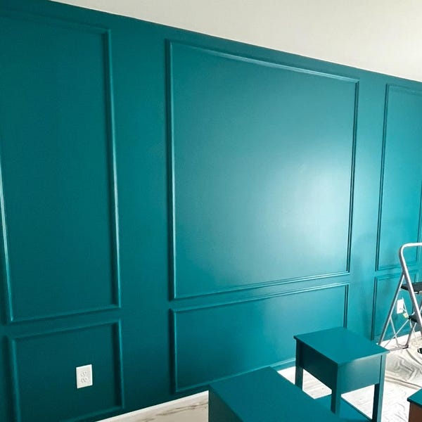 Pre-cut Wall Molding Kit: Ready to Assemble, Primed Wall Paneling - Etsy