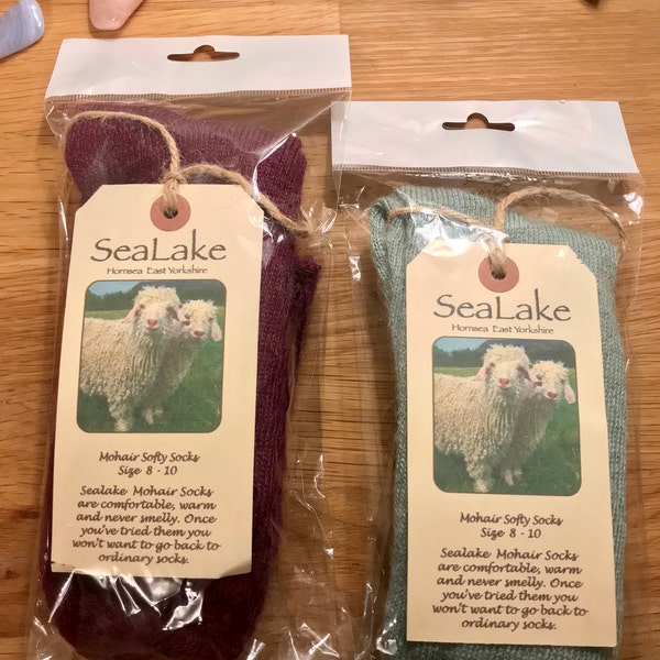 MOHAIR RIB LOOSE SOCKS