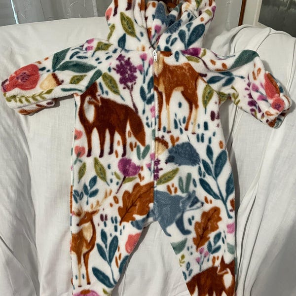 Little Possums Overall Romper - White Silk main image 0