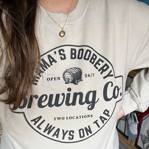 Funny 'Mama Boobery' Breastfeeding Sweatshirt - Comfortable Mom Gift Idea