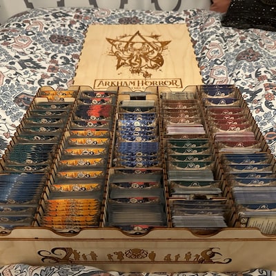 Arkham Horror LCG Etched Mass Storage Solution Organizer Stand Alone ...