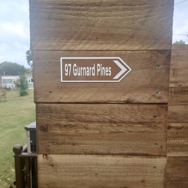 Personalised Aluminium Metal Arrow Direction Style Signs - Various ...