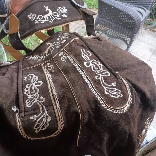 Authentic Austrian Lederhosen Shorts