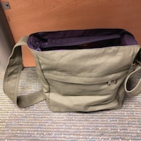 Grey Cotton Travel Hobo Bag, Diaper Bag, Zipper Closure Bag, Women ...