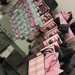 Victoria Secret Pink Sweet 16 Gift Bag Label-vs Pink Birthday-vs
