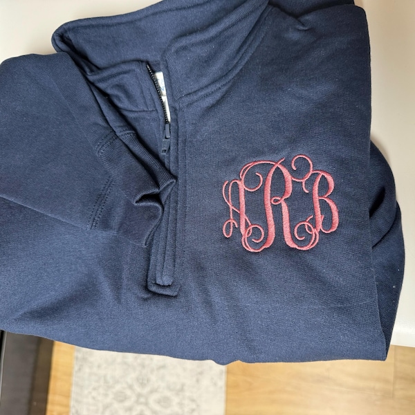 Adult Monogram Hoodie, Personalized Clothing, Emboridery, Monogram ...