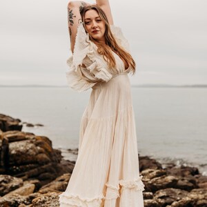 Abito Lungo Da Donna Taglie Forti Nemidor - Stampa Boho Maniche 957663 Abito Lungo Da Donna Taglie Forti Nemidor - Stampa Boho Maniche 957663