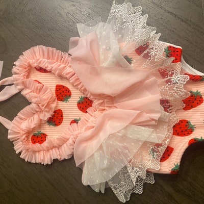 Boys Strawberry Romper main image 1