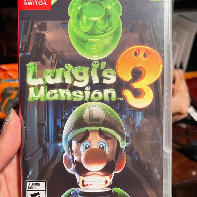 Luigi's Mansion 3 Cover Art & Replacement Case for 