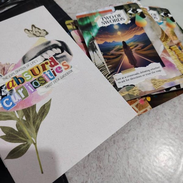 Absurd Curiosities Printable Tarot Cards, Tarot Reading, Colorful Tarot ...