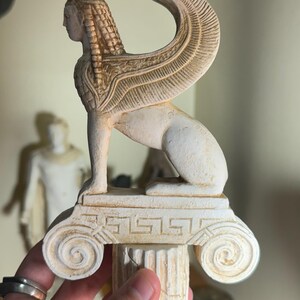 Ancient Greece Ceramic Statue of Delphi Sphinx - Etsy