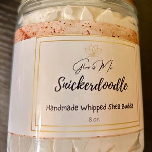 Snickerdoodle Whipped Shea Butter | Lightly Scented Whipped Body Butter