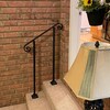 2 Foot Handrail for Stairs for Surface Mount Metal Railing - Etsy
