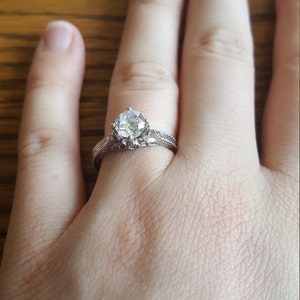 Art Deco Engagement Ring Vintage Inspire Ring Antique | Etsy