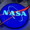 NASA Logo Sign LED Lightbox Fully Dimmable & Powered by USB - Etsy
