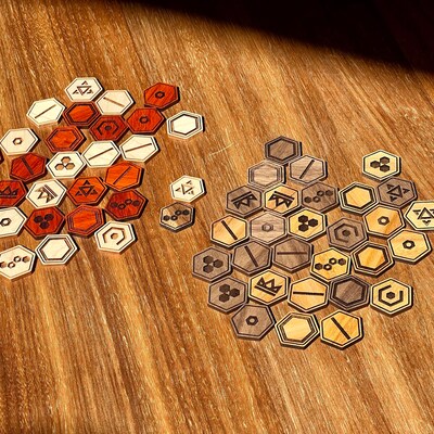 Wooden 1/1 or 1/1 Counters for Magic: the Gathering - Etsy UK