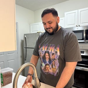 Laura added a photo of their purchase