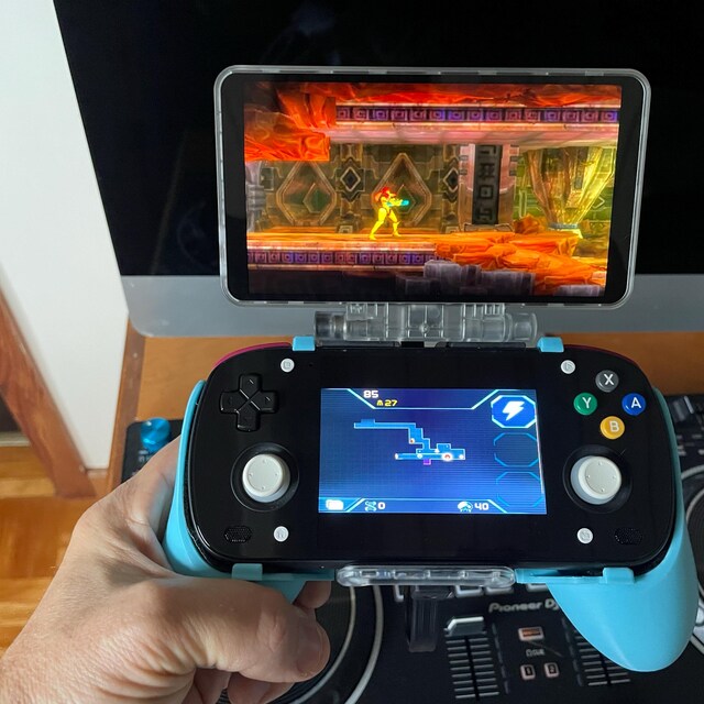 Retroid Pocket Mini用グリップ | Retroidデュアルスクリーンアドオン