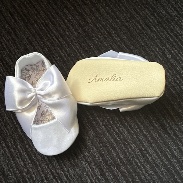 WHITE Baby Ballet Shoes, IVORY Baby Ballerina Shoes, Ivory White Baby ...