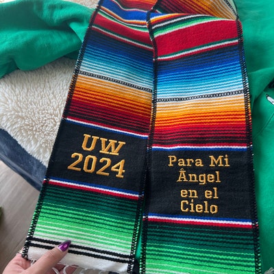 Mexico/argentina Graduation Stole, Mexican Stole, Mexican Stole, First