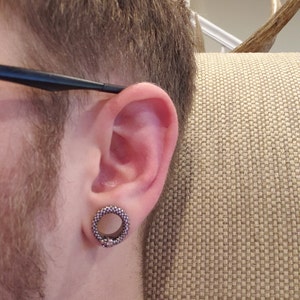 A Pair of Vicious Serpent Snake Ear Gauge Tunnel Plug | Etsy