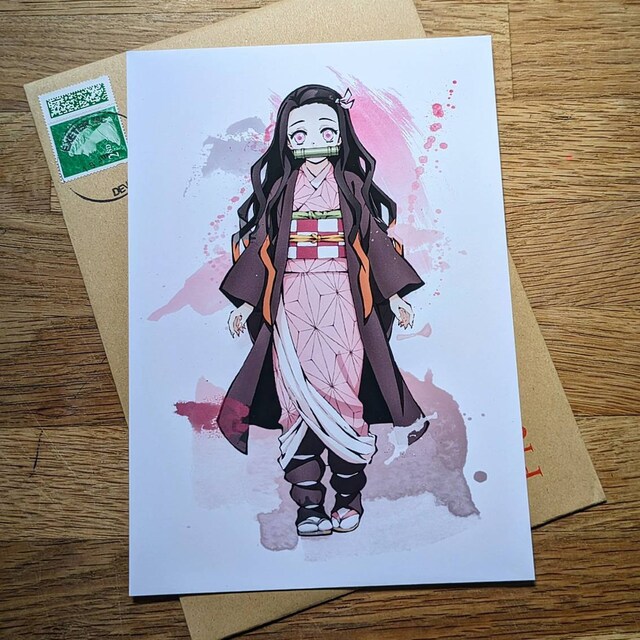 Japanese Anime Demon Slayer Nezuko Kamado Sexy Girl Canvas Print Tea Room  Wall Art Studio Decor Frames From Xianstore09, $15.73