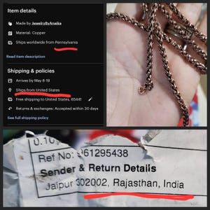 Etsy buyer added a photo of their purchase