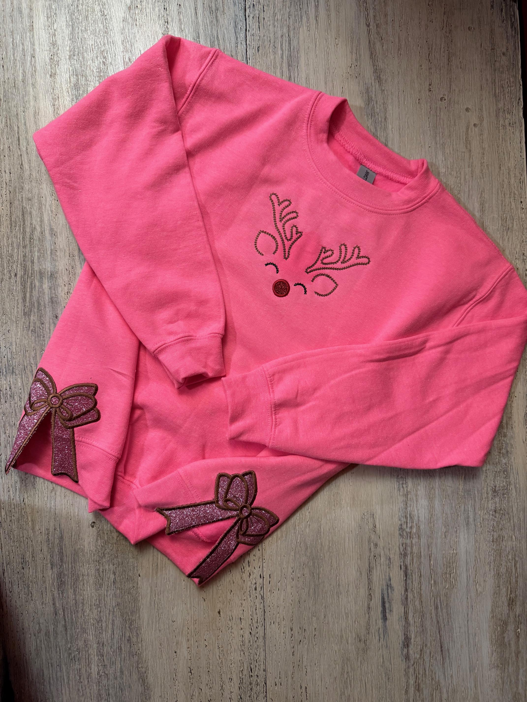Customer project using Wide Heirloom Butterfly Bow Applique embroidery design