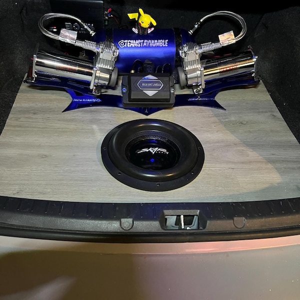 Air Ride Suspension TRUNK TRAY Valve Mount Tank Mount & Viair ...