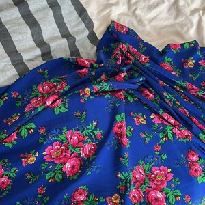 Polish Folk Farbic, Highlander Flowers Pattern, Folklore, Cleo