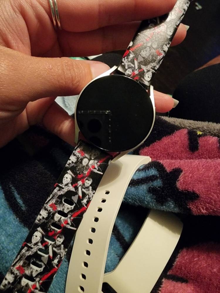 Scary movie watch band|Scary watch band|Watch band for halloween|Black watch band|Orange band|New watch band|Galaxy watch band|41mm |45mm