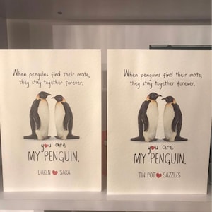 Pinguïn Valentijnskaart voor hem of haar, You Are My
