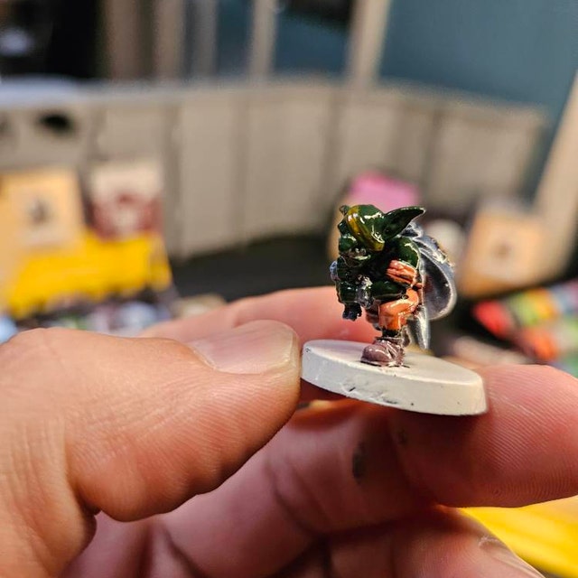 LOOT GOBLIN || Unpainted Fantasy Resin Miniature for 28mm or 32mm