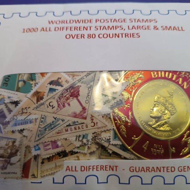 海外の様々な世界の切手1000枚 希少コレクションパック - Etsy 日本