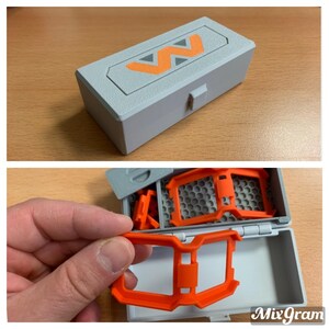 Casio A100 または F100 用のデュアルウォッチマウントキット。3D