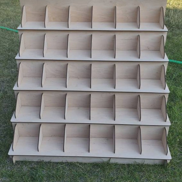 Photocard Display, Postcard Display Stand W/ Compartments, Greeting ...