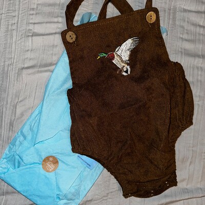 Hooded Baby Romper with Deer Patch – Cotton One-Piece (0-18M)