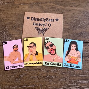 Download Bad Bunny Stickers Loteria stickers MINI sticker | Etsy