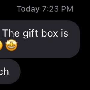 Sam added a photo of their purchase