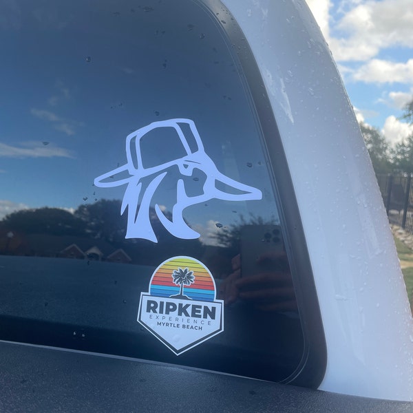 Wood Duck With Hat Decal- Truck Decal- Car Decal Sticker - Etsy