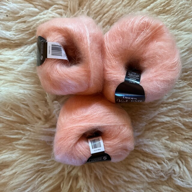 Mohair Yarn, Kid Mohair, DROPS Kid-silk, Lace Yarn, Mohair