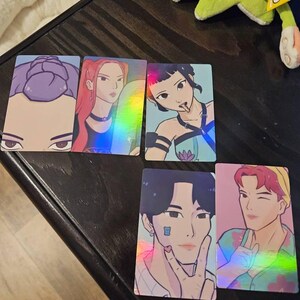 Set De 55 Cartes Lomo Kpop Demon Hunters - Figurines Et Photocards Pour Fans - Collection Anime Mignonne