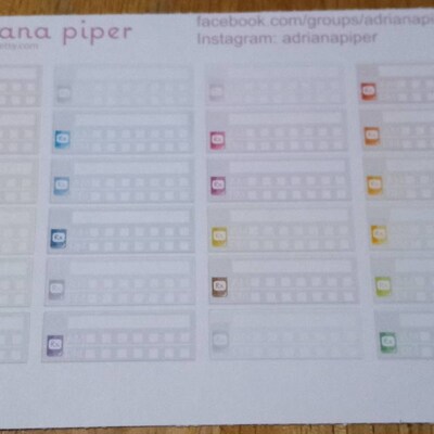 ATV Stickers for Erin Condren Life Planner Plum Paper - Etsy