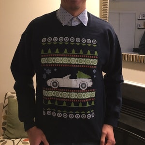 ford bronco christmas sweater